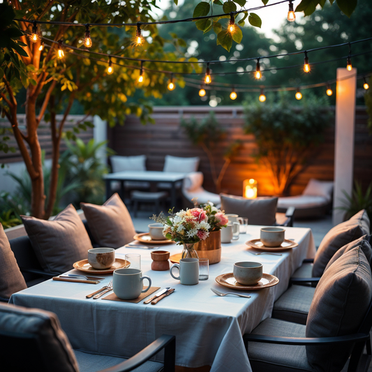 5 Ideas to Make the Most of Late Summer with an Outdoor Dinner