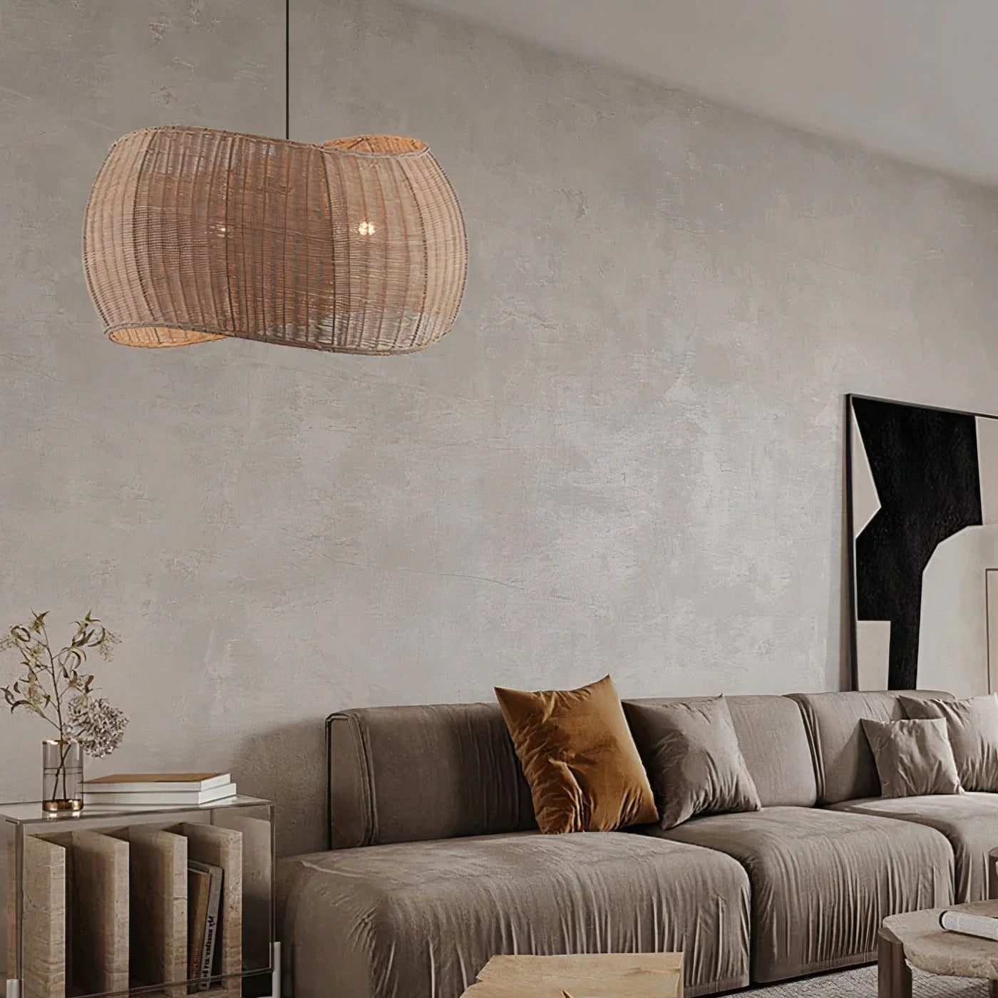 NUJUM LAMP - Elegant Rattan Pendant Lamp with Arabic Inspiration | Ebora Home