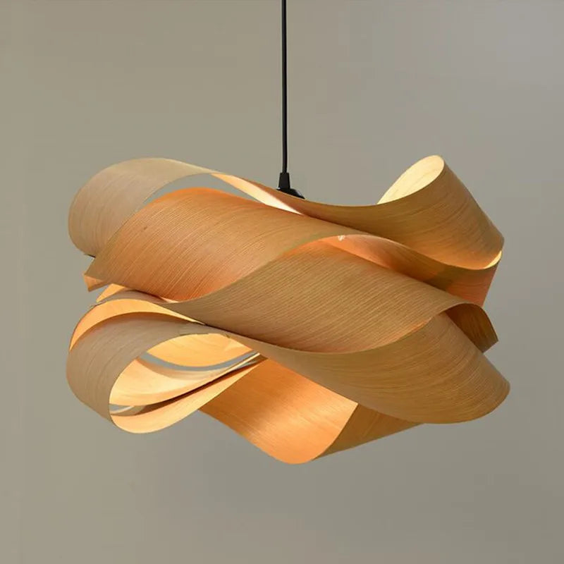 THABIT LAMP - Elegant Wooden Ceiling Lamp | Ebora Home