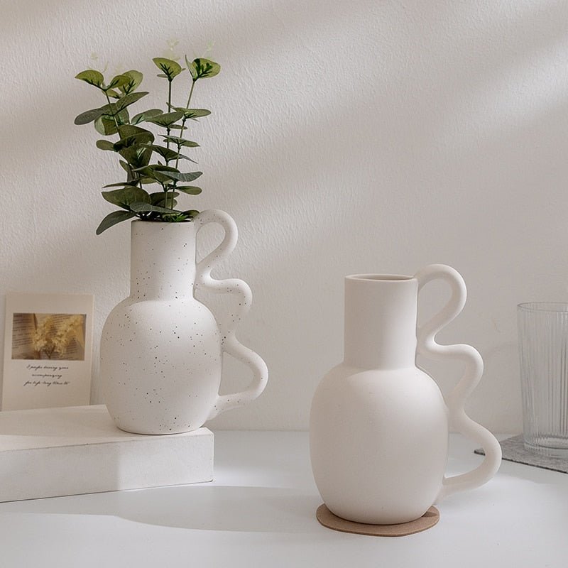 Ebora Home - FJELL VASE - Ceramic Vase, Nordic Deco